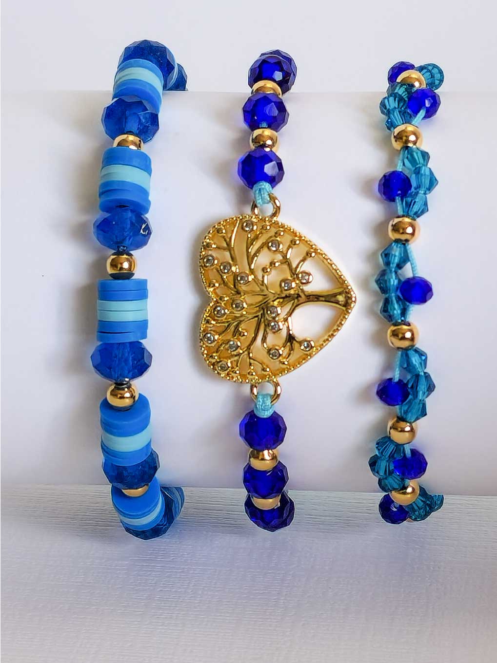 Bracelet Blue Tree of Life Trilogy