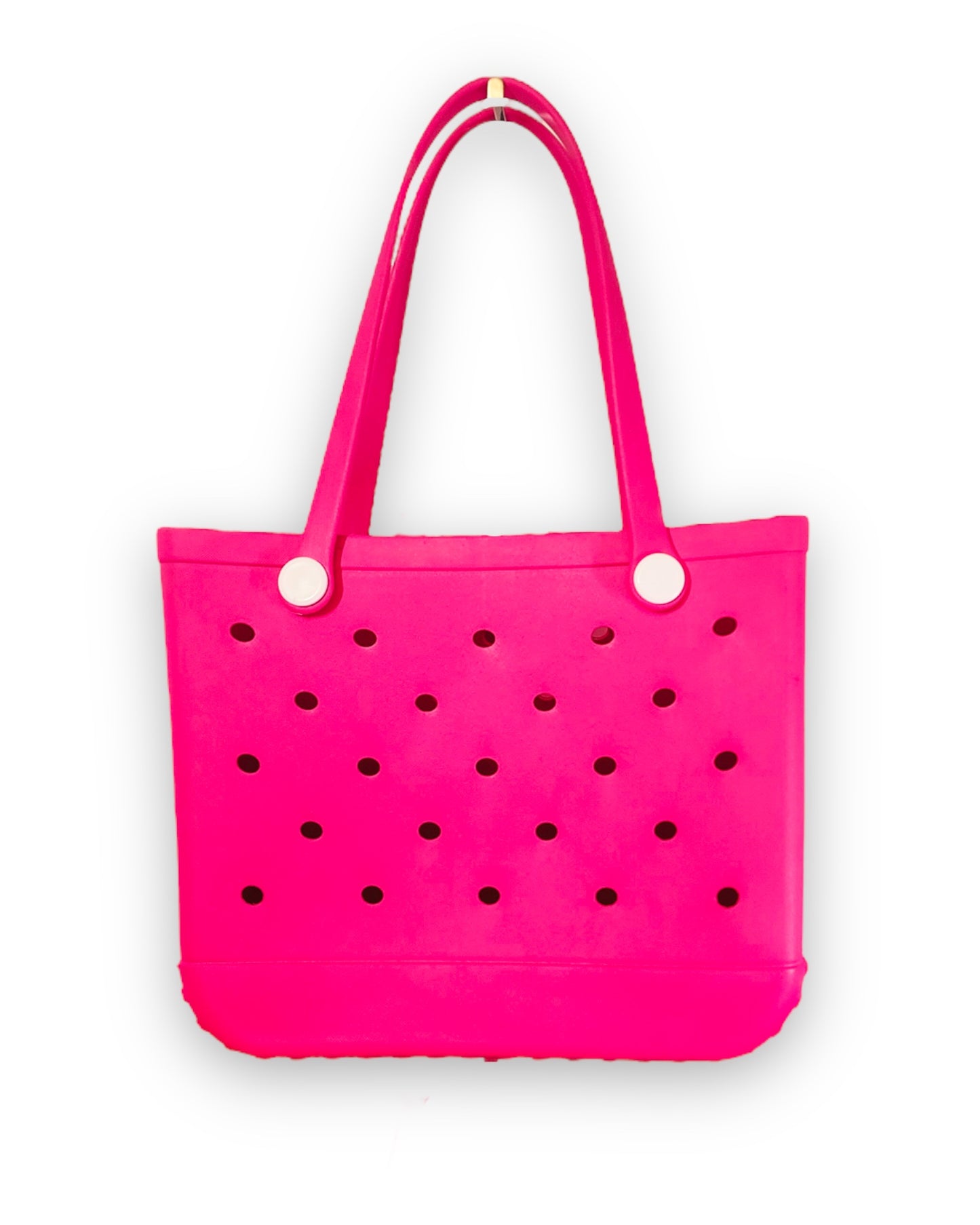 Summer Vibes Bolsa de Playa de Goma – Colorida, Resistente y Personalizable