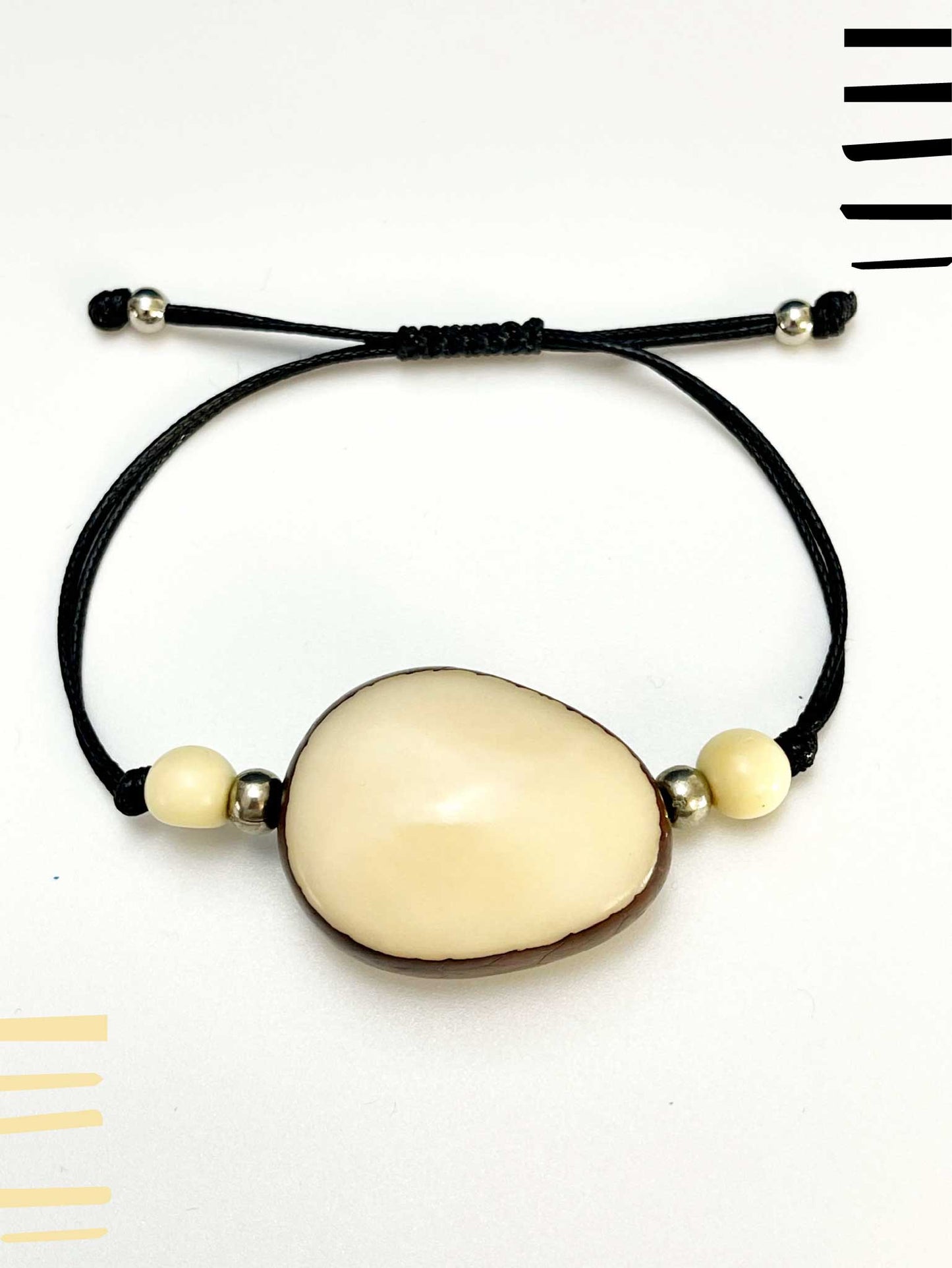 Dirty Stone Crafted bracelet in Tagua Nut