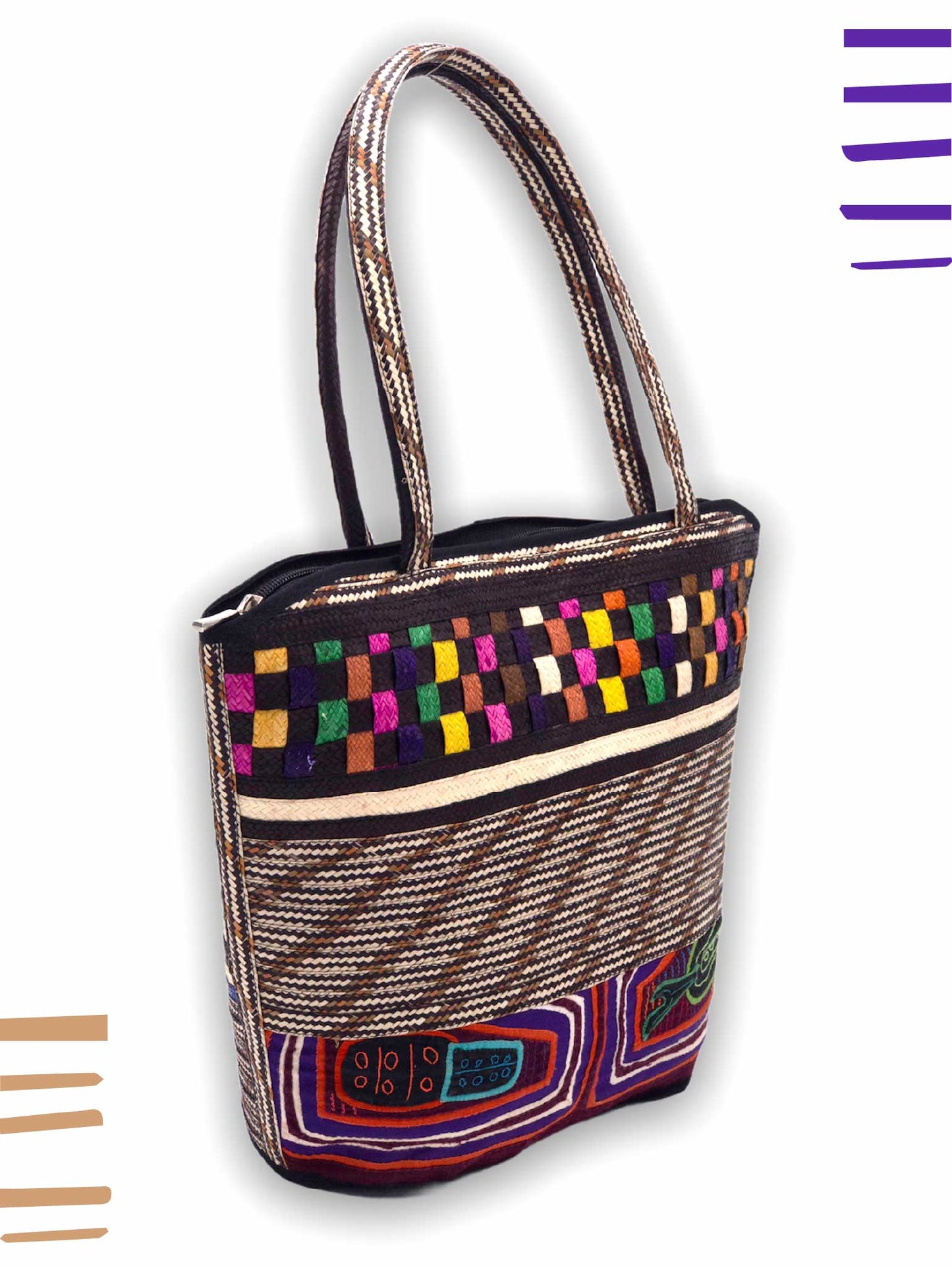 Shoulder Bag Handmade in Caña Flecha